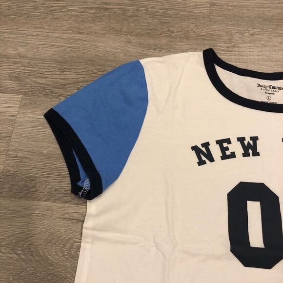Juicy Couture Black Label Colourblock Tee Size M/L - Picture 6 of 9